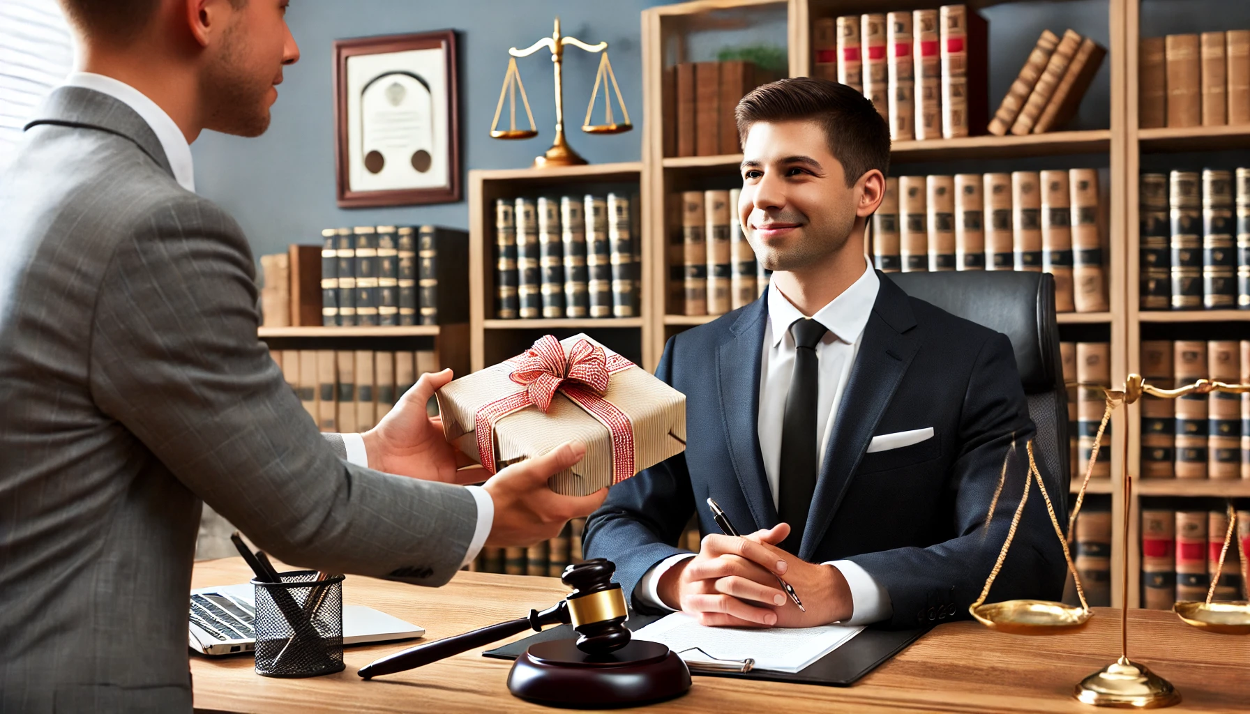 هدیه برای وکیل